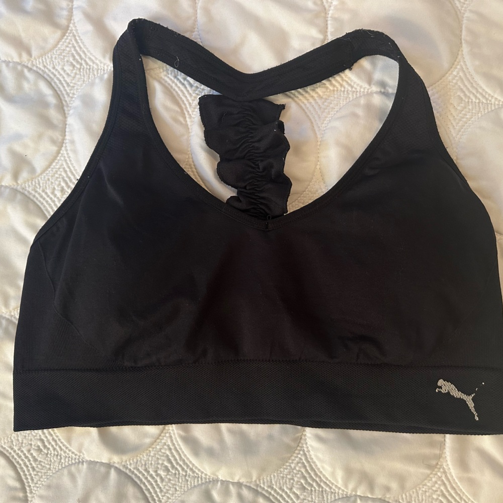Puma Black Sports Bra